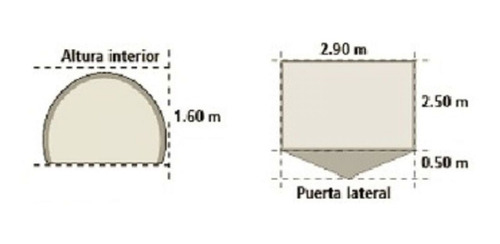 Imagen 2 de 5 de Carpa Spinit Camper 6 Personas Carpas Iglu Camping