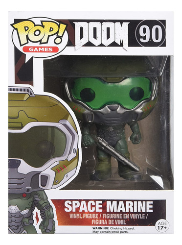 Funko Pop Games: Doom - Figura De Acción Marina Espacial