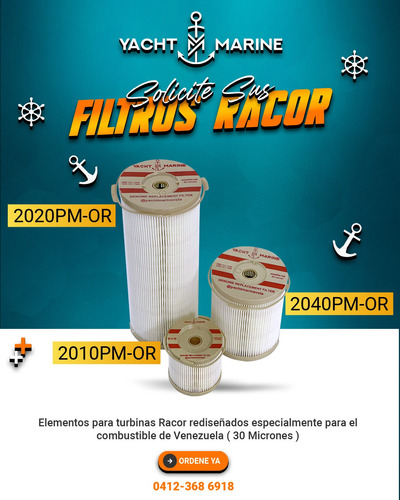 Filtro Racor 2020, 2040 Y 2010 De 30 Micrones