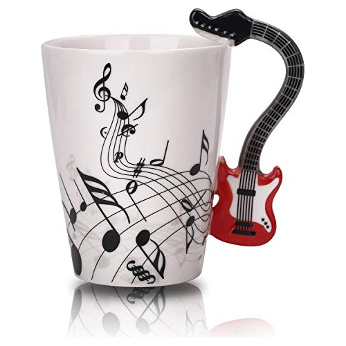 12 Taza De Guitarra De 9 Onzas, Taza De Café Con Nota ...