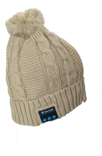 Gorro Tejido Con Auricular Bluetooth Incorporado