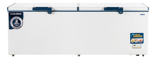 Conservadora Tapa Dura 850 Lts Blue-prime Ctd-850 Ventus Color Blanco