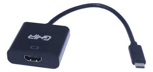 Ghia Adaptador Usb-c Macho - Hdmi Hembra, Negro Adap-12