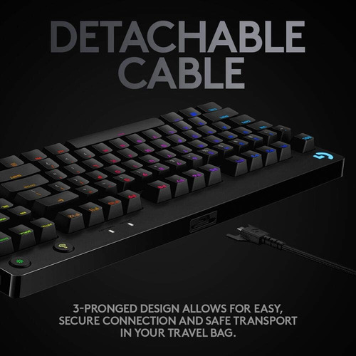 Teclado Mecanico Para Juegos Logitech G Pro, Ultraportati...