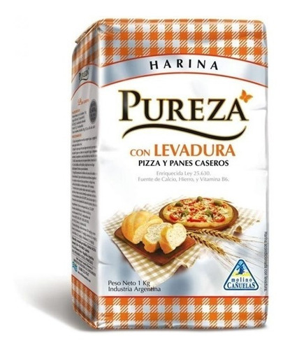 Harina Pureza Pan Casero 1 Kilo X 2 Unidades