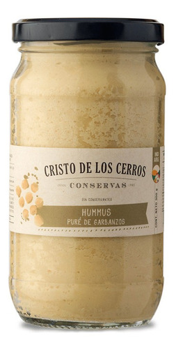 Hummus Puré De Garbanzos Cristo De Los Cerros 300 Gr