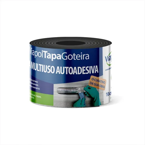 comprar  Fita Tapa Goteira Multiuso 10cm X 10m Viapol