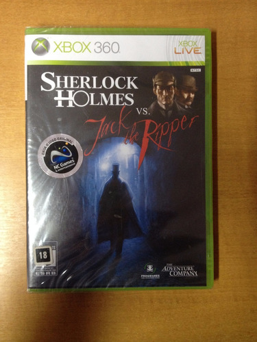 Xbox 360 Sherlock Holmes Vs Jack The Ripper Novo Lacrado