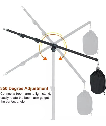 Octabox 80cm + Tripie 2.90m + Brazo Telescopico Linco