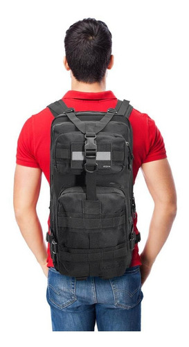 Imagen 9 de 10 de Mochila Kossok Bigbro Moto Táctica Ideal Viajes Reforzada