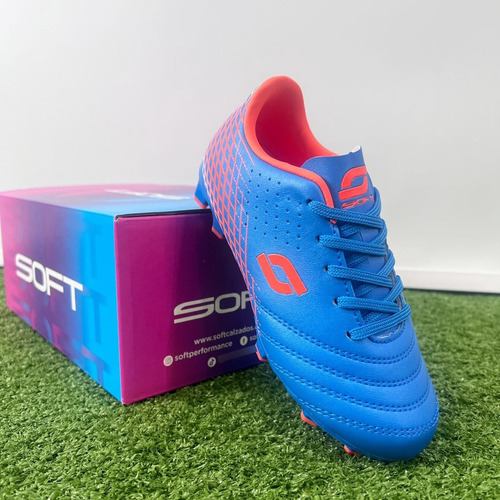 Botin Botines Con Tapones Niño Futbol Césped Natural Sfb11
