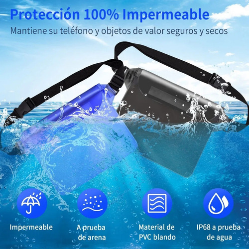 Bolsa De Agua Impermeable Sumergible Con Triple Sellado