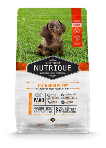 Nutrique Toy & Mini Puppy 3 Kg Perro Cachorro Nuska 