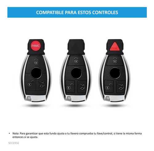 Cys Capa Protetora Para Chaveiro Mercedes-benz E63 Amg 2009