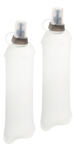 2x Bolsa De Botella De Agua Plegable Suave, Bolsa De Claro