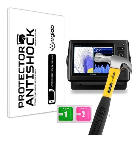 Protector De Pantalla Antishock Garmin Echomap Chirp 73cv