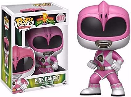 Funko 12577 - Power Rangers Ranger, Rosa Metálico