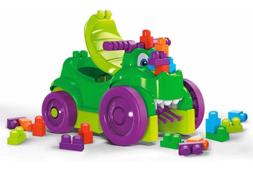 Mega Bloks Mattel Cocodrilo Montable 3 En 1