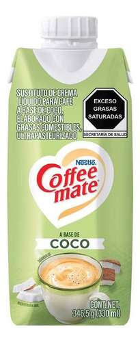 Sustituto De Crema Coffee Mate Líquido Coco 330ml