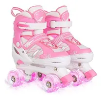 Comprar Patines De Ruedas Para Niños Con Ruedas Ajustables Con Luz