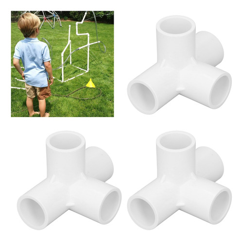 Conector De Tubo De 4 Vías, 10 Piezas, Codo De Pvc, Juego De
