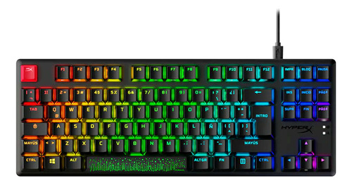 Teclado Mecánico Hyperx Alloy Origins Core Pbt Rgb Aqua Usb