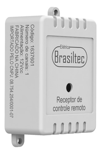 Kit C/2 Receptor De Controle Remoto 12vcc E 1 Saída A Relé
