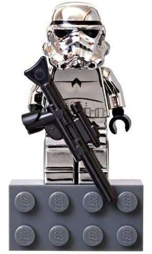 Lego Star Wars Chrome Silver Stormtrooper Magnet Mini-figur 