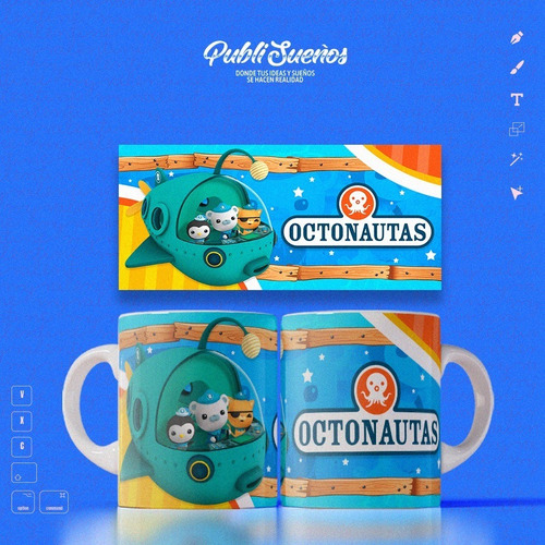 Imagen 8 de 10 de Plantillas Los Octonauts / Cod0120