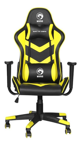 Silla Gaming Marvo Scorpion Ch-106 Negro / Amarillo Nueva