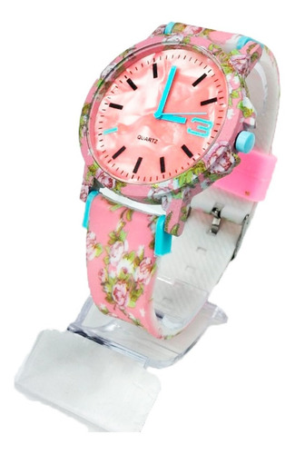 Kit 10 Relógios Feminino Silicone Flor Da Moda Atacado Promoção P/ Revenda Top Modelos Novos Re-o2