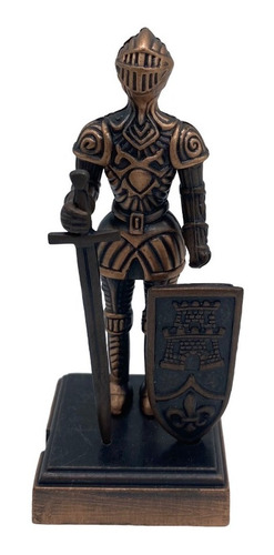 Apontador Cavaleiro Medieval Armadura Retro Coleção Metal