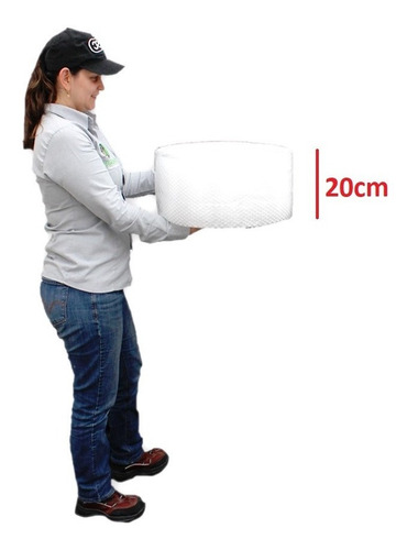 P Rollo Plástico Burbuja De 20cm X 50 Metros Envío Incluido