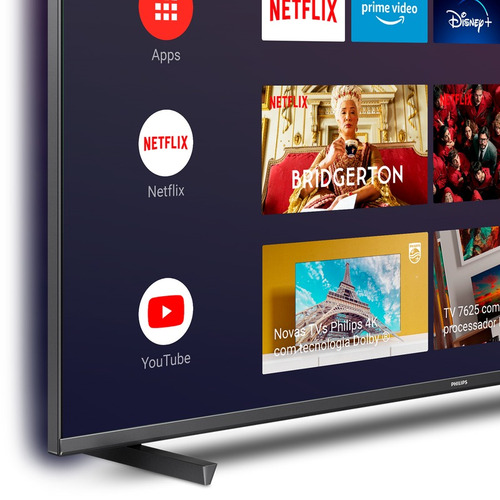 Imagem 5 de 6 de Smart Tv 55 4k Ambilight Android 55pug7906 Philips Bivolt