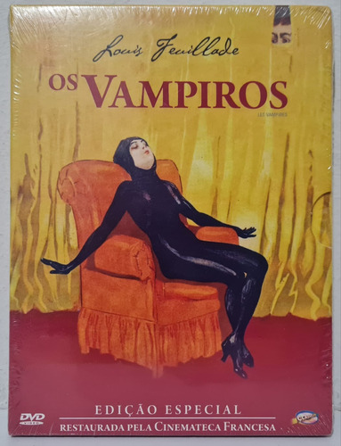 Dvd Triplo Os Vampiros - Louis Feuillade ( Lacrado ) 