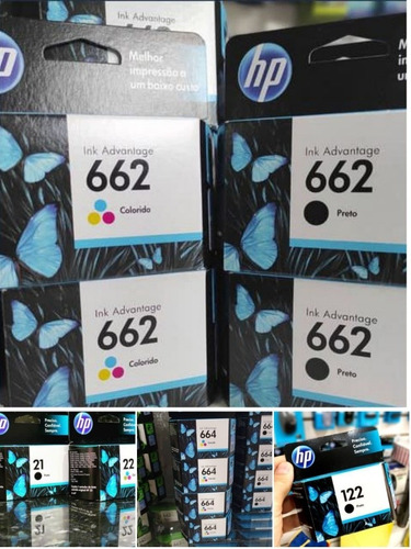 Cartuchos Hp Original 61 21 22 27 28 74 75 60 122 662 901