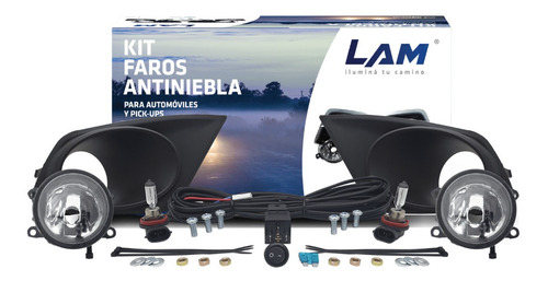 Kit Completo Luces Antiniebla Ford Ka Negra 2011 2012 2013