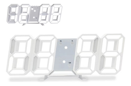 - Reloj De Pared Led 3d, Reloj Digital De Diseño Moderno
