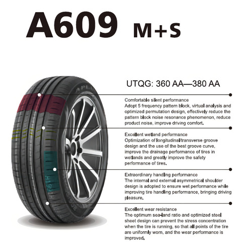 Pneu Aplus A609 P 185/60R15 88h