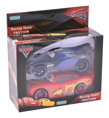 Disney Cars Autos A Friccion Racing Team X 2 Tm1 2132 Ttm