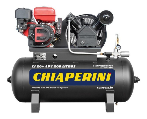 Compressor De Ar Motor Gasolina 9hp 200l Chiaperini