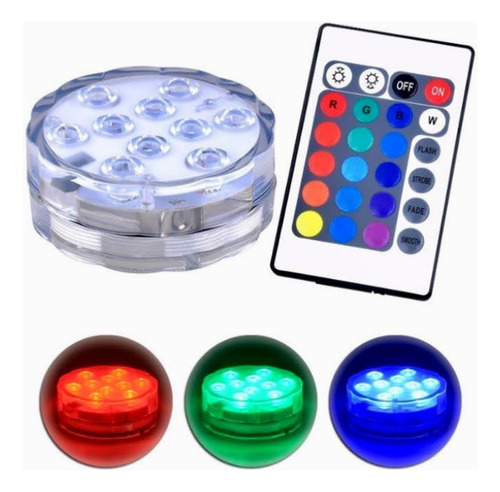 Cubo Puff Iluminado, Luz Led Blanco