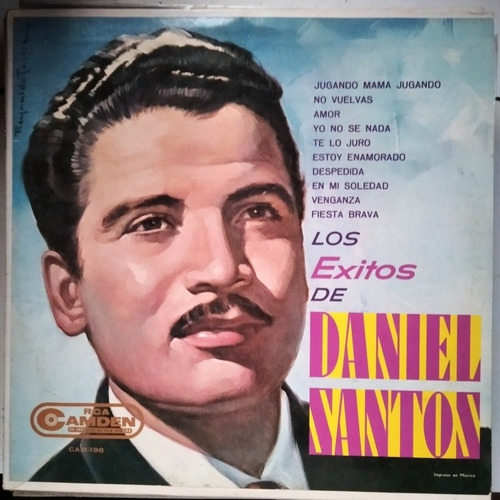 Los Éxitos De Daniel Santos - Disco Lp (1966)