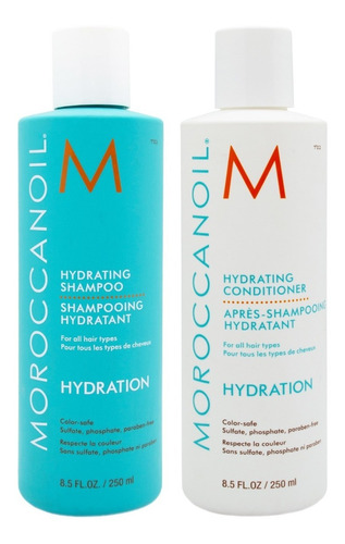 Moroccanoil Hydration Shampoo + Enjuague Argan Pelo 250ml 6c