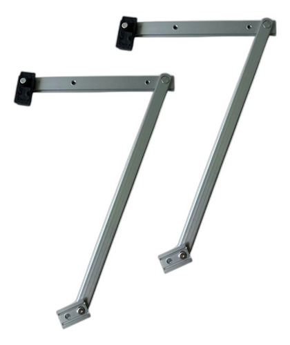 Braço Maxim-ar 75cm/750mm Janela Linha Suprema Fosco Par