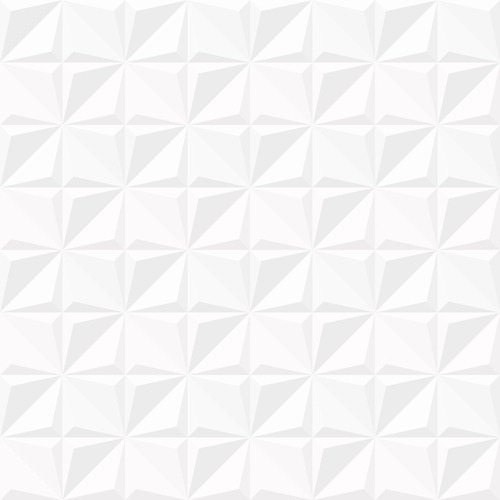 Papel De Parede Efeito 3d Gesso Branco Geom. Triangular 3m