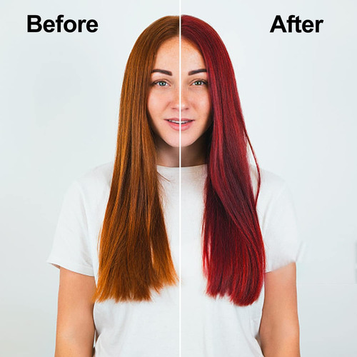 Shampoo De Tintura De Cabelo Tyayw Wine Red 500ml 3 Em 1 De