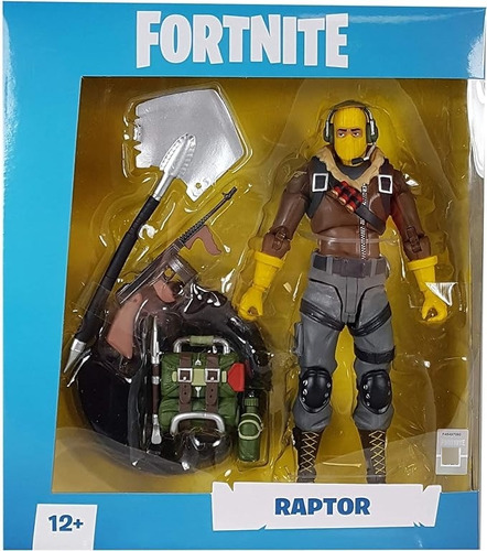  Figura De Acción Original Nuevo Fortnite Raptor Premium 