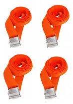 Comprar 4 Zunchos Amarre 2.5 Mts X 15mm Moto Equipaje Cintas Tensor