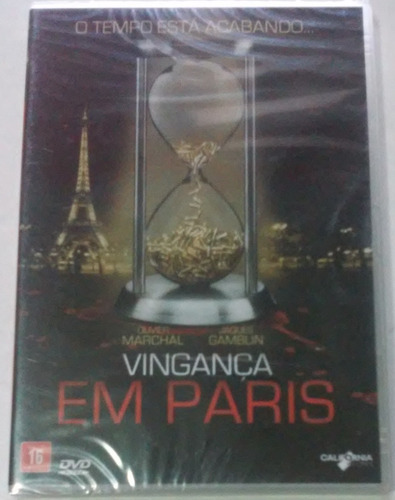 Dvd Vingança Em Paris Olivier Marchal Lacrado+ Brinde 